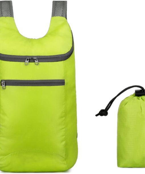Foldable Backpack,20L Lightweight water resistant Travel Hiking Backpack for Outdoor Sports Camping Daypack Bag (Green)