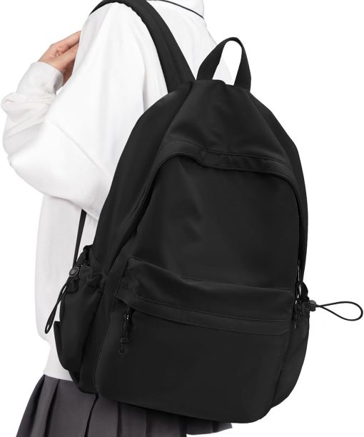 Backpack Black Waterproof Bookbag Casual Lightweight Travel Rucksack Daypack Backpacks for Men Women  High  Bags backpack for Boys  Teens