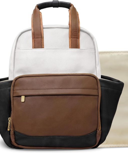 Small Diaper Bag - Baby Diaper Bag Backpack Mini Diaper Backpack Checkered Diaper Bag with Changing Pad Toddler Backpack for Travel Daycare Mommy Diaper Backpack for Mom & Dad